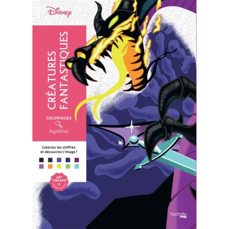 COLORIAGES MYSTERES - DISNEY CREATURES FANTASTIQUES