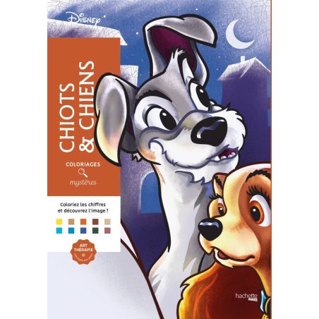 COLORIAGES MYSTERES - DISNEY CHIOTS ET CHIENS