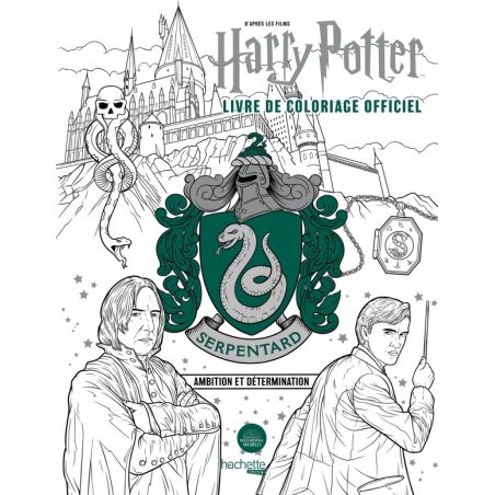 HARRY POTER - SERPENTARD - LE LIVRE DE COLORIAGE OFFICIEL