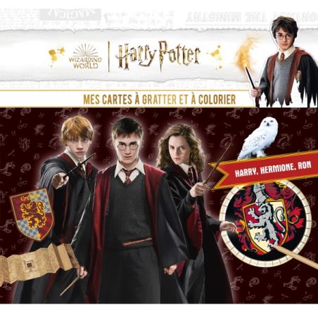 HARRY POTTER - CARTES A GRATTER HARRY, HERMIONE, RON