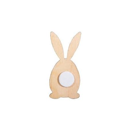 LAPIN DECORATIIF EN BOIS